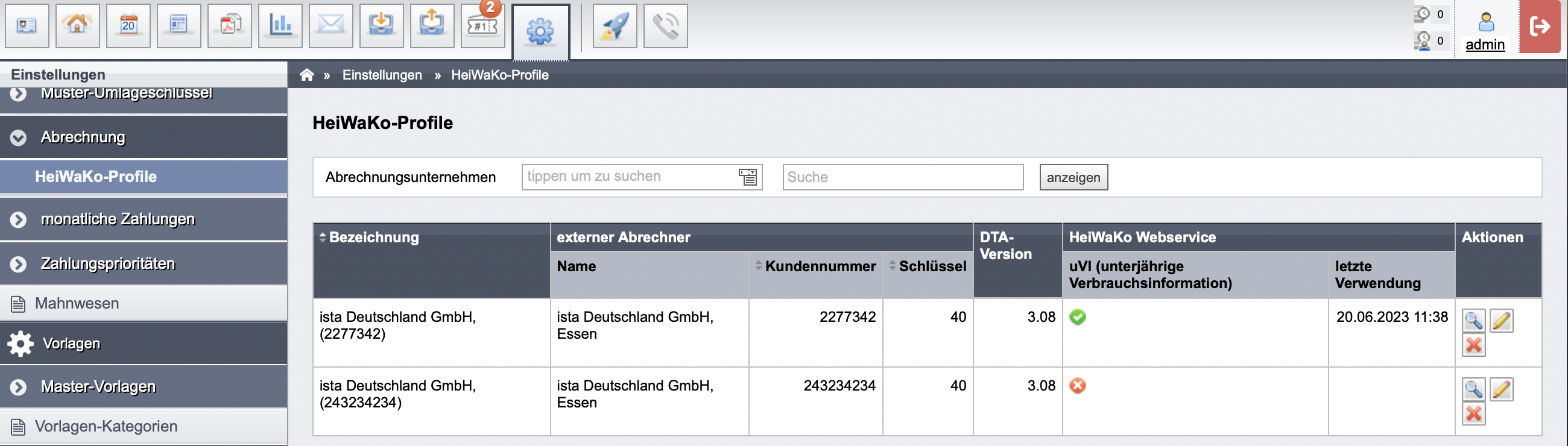 Heizkosten-Messdienstleister einrichten – Immoware24 GmbH
