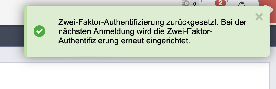 Zwei-Faktor-Authentifizierung zurückgesetzt. Bei der.png